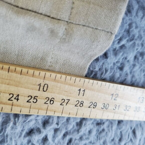 Cato Jacket Womens 18W/20W Tan 3/4 Sleeve Linen Blend Pleated Button Front - Picture 6 of 9